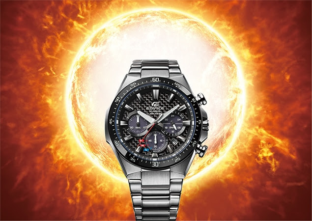 Casio releases EDIFICE solar chronograph featuring carbon fiber